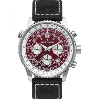 Image of Burgundy and Black Slipstream Aero' Chronograph Sports Watch - SL107561 - multicoloured