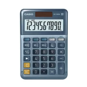 Image of Casio MS-100EM 10 Digit Desk Calculator