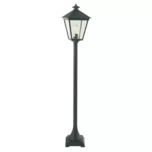 Image of Elstead - Outdoor Pillar Lantern Black, E27