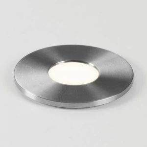 Image of LED 1 Light Round Outdoor Ground Light Stainless Steel IP65