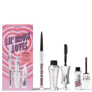 Image of benefit Lil' Brow Loves Mini Brow Set (Various Shades) - Set Shade 5 Warm Black-Brown