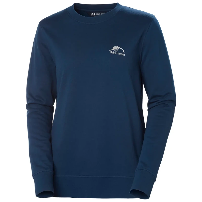 Image of Helly Hansen Nord Graphic Womens Sweatshirt Bleu Female M