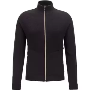 Image of Boss Boss Zelgo Knitted Sweater Mens - Black