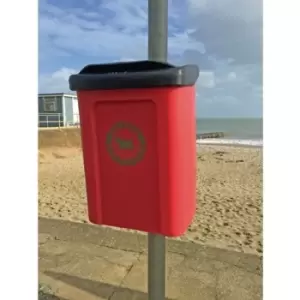 Image of Slingsby Apollo Wall or Post Mounted Dog Waste Bin