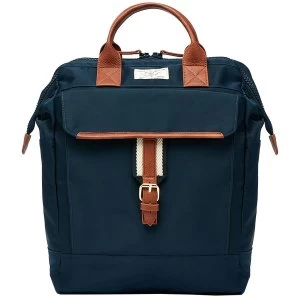 Image of Joules Womens Wells Canvas Rucksack French Navy