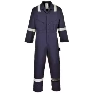 Image of Portwest C814NARS - sz Long S Iona Cotton Coverall - Navy - Navy