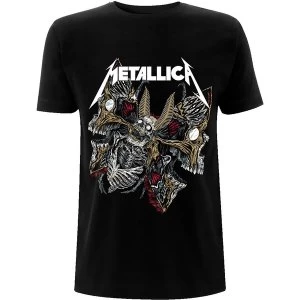 Image of Metallica - Skull Moth Unisex Medium T-Shirt - Black