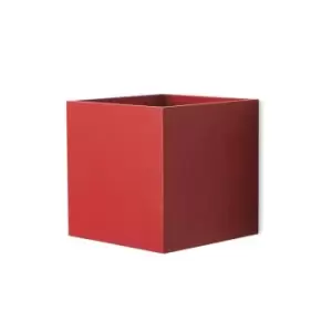 Image of Kub LED 1 Light Up & Down Wall Light Red