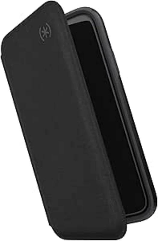 Image of Presidio Folio iPhone 11 Pro Max Heathered Black TPU Phone Case Bump Resistant Dust Resistant Scratch Resistant