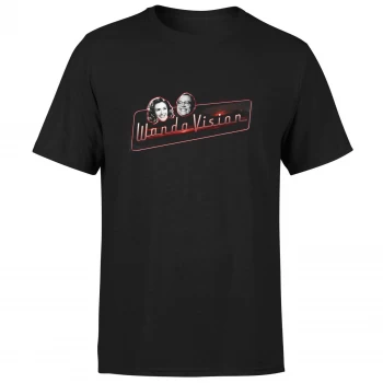 Image of WandaVision Mens T-Shirt - Black - M - Black