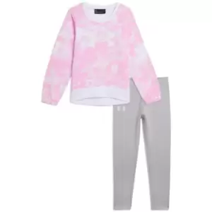 Image of Under Armour Armour Fleece Crew Tracksuit Baby Girls - Pink