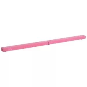 Image of Homcom Balance Beam Trainer Fold Performance Gyts Suede Pink Home