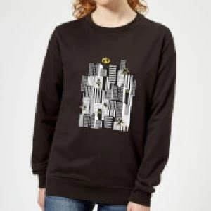 Image of The Incredibles 2 Skyline Womens Sweatshirt - Black