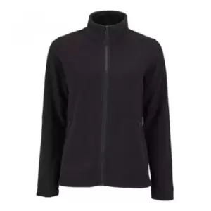 Image of SOLS Womens/Ladies Norman Fleece Jacket (S) (Black)