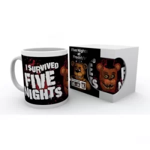 Image of Five Nights at Freddys I Survived Mug