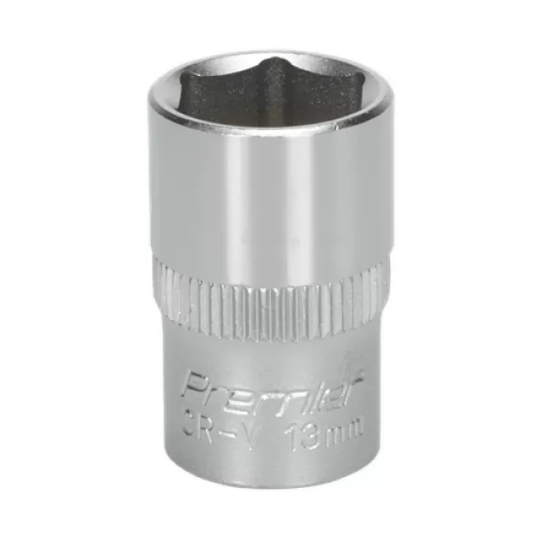 Image of Genuine SEALEY S3813 WallDrive® Socket 13mm 3/8Sq Drive