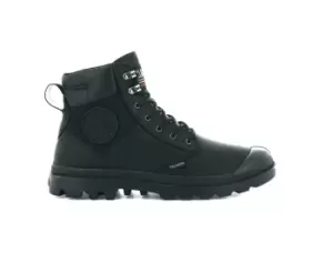 Image of Palladium Boots Unisex PAMPA SHIELD WP+ LTH BLACK/BLACK