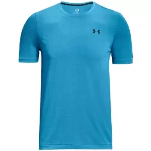 Image of Under Armour Rush Geosport T Shirt Mens - Blue