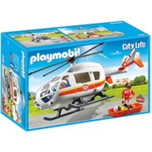 Image of Playmobil City Life Flying Ambulance (6686)