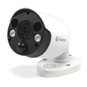 Image of Swann 4K Ultra HD Facial Recognition Spotlight 2 Way Audio IP Bullet Camera - 1 Pack