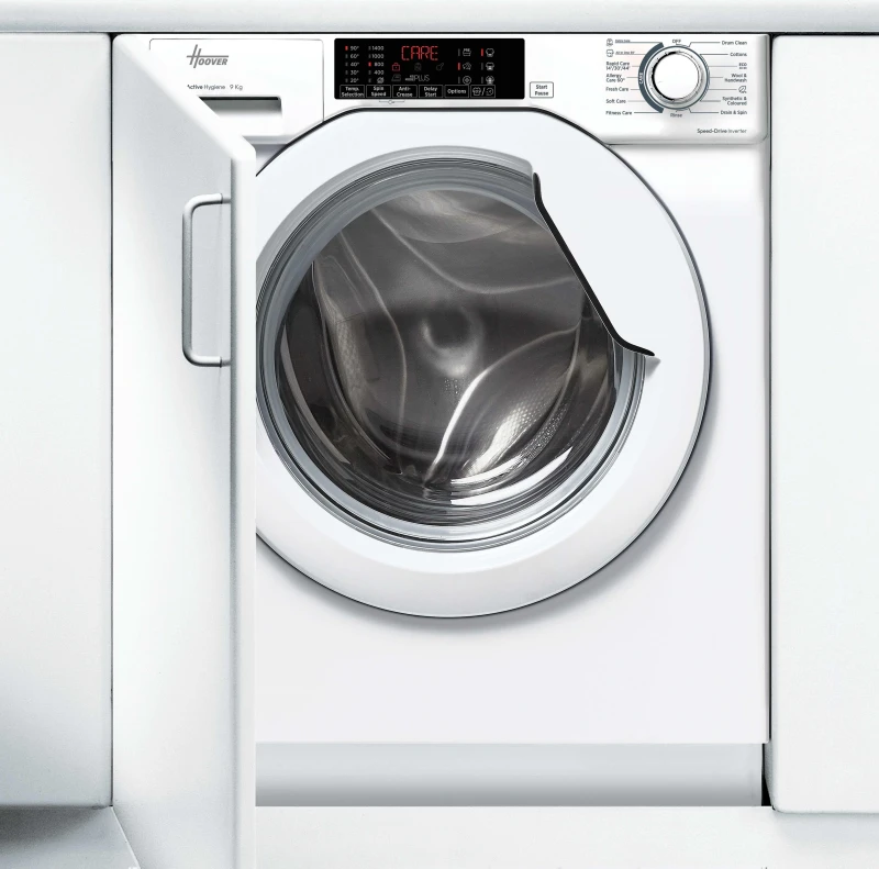 Image of Hoover H-WASH 300 HBW 49TAMEJ-80 Integrated 9KG Washing Machine with 1400 rpm - White - A Rated