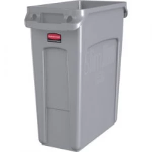 Image of Rubbermaid Waste Bin Slim Jim 60 L Grey