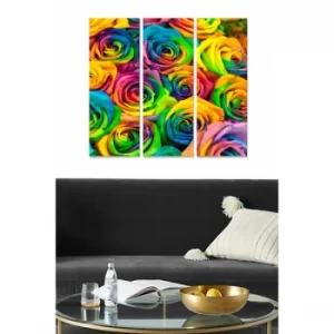 Image of MDF127274552 Multicolor Decorative MDF Painting (3 Pieces)