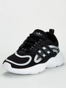 Image of adidas Originals Haiwee Childrens Trainer - Core Black, Core Black, Size 12