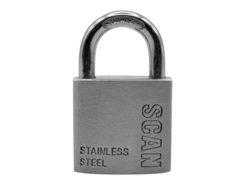 Image of SCAN ZB111-32 Stainless Steel Padlock 32mm SCAPLSS32 - Scan ZB111-32