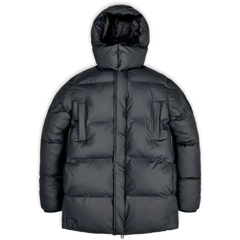 Image of Rains Down jacket Rains Boxy Gris Unisex XS