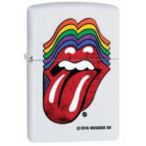 Image of Zippo Rolling Stones White Matte