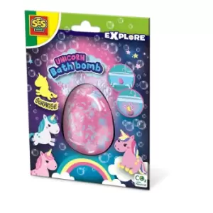Image of SES Creative Explore Unicorn Bath Bomb Surprise, Three Years and...