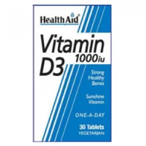 Image of HealthAid Vitamin D3 1000iu 30 tablet