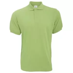 Image of B&C Safran Mens Polo Shirt / Mens Short Sleeve Polo Shirts (2XL) (Pistachio)