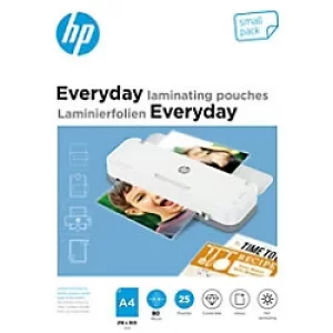 Image of HP Laminating Pouch 9153 Glossy A4 Pack of 25
