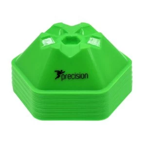 Image of Precision Pro HX Saucer Cones Fluo Green: Set of 50