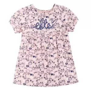 Image of Elle Elle Cat SS Dress Bb99 - Pink