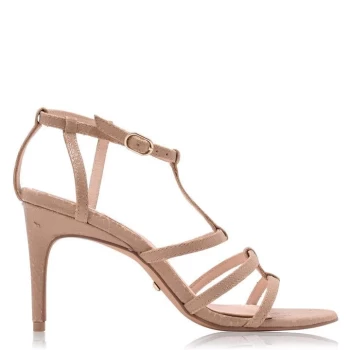 Image of Reiss Harlow Heeled Sandals - Brown