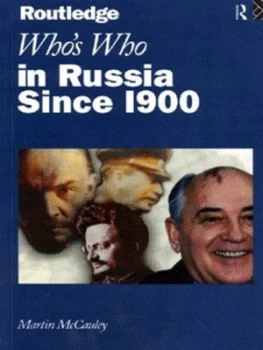 Image of Whos Who in Russia since 1900 by Martin Mccauley Paperback