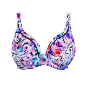 Image of Fantasie Malundi plunge bikini top Multi Coloured