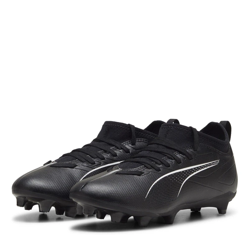 Image of Puma Unisex Kids Ultra Match Firm Ground Football Boots Puma Black unisex C10 (28)