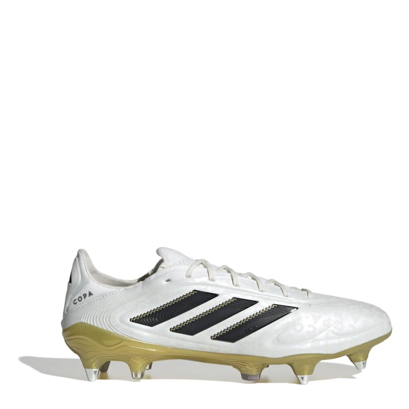 Image of adidas Copa Pure 3 Elite Adults Soft Ground Football Boots White/Blk/Gold male 6 (39.3)