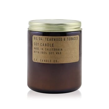 Image of P.F. Candle Co.Candle - Teakwood & Tobacco 204g/7.2oz