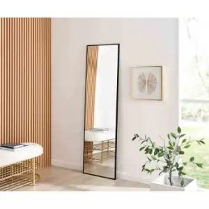 Image of Furniture Box Emma 170x50cm Black Rectangle Frame Wall Mirror