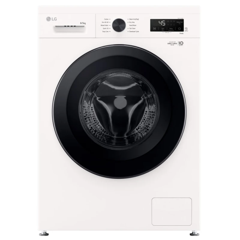 Image of LG X10 Series Direct Drive W4X1085NWK WiFi-enabled 8KG Washer Dryer - White 8806096128299
