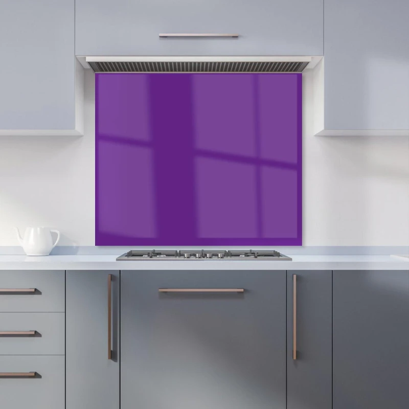 Image of Warren Reed - Designer Purple Jam Kitchen Splashback in Red Size: 700mm x 650mm Red Unisex 700mm x 650mm