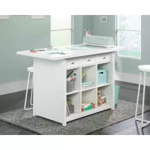 Image of Teknik Office Craft Work Table/Island, white