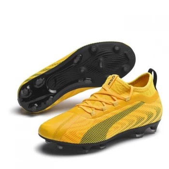 Image of Puma ONE 20.2 Junior FG Football Boots - UltraYellow/Blk