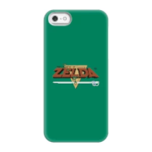 Image of Nintendo The Legend Of Zelda Retro Logo Phone Case - iPhone 5/5s - Snap Case - Matte