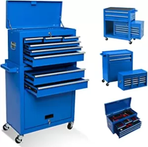 Image of Slingsby Tool Chest 8 Drawer Blue 329349